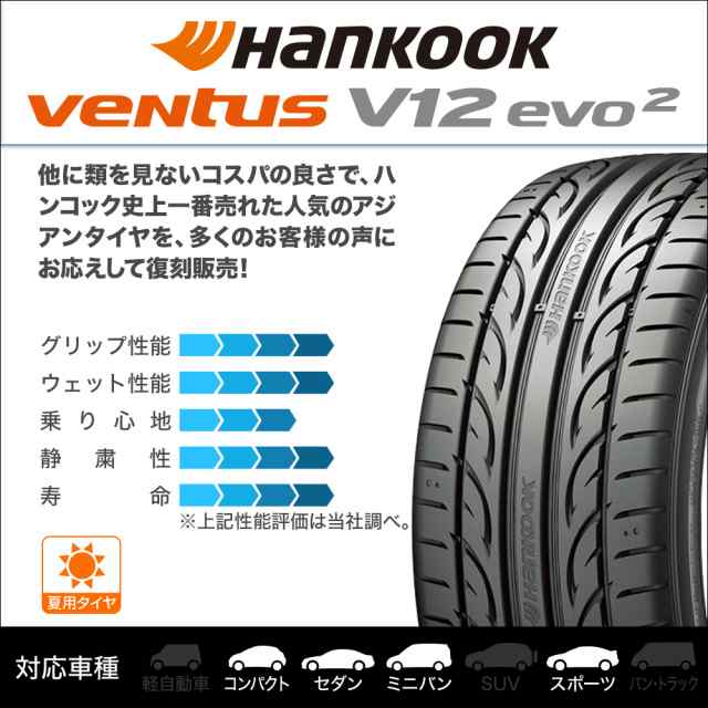 【数量限定】MID RMP 720F 19インチ 8.0J ハンコック VENTUS V12evo2 (K120) 245/35R19 サマータイヤ ホイール4本セット サマータイヤ・ホイールセット