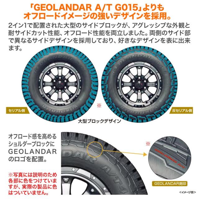 BADX ロックケリー ROCK KELLY MX-H 17インチ 8.0J ヨコハマ GEOLANDAR
