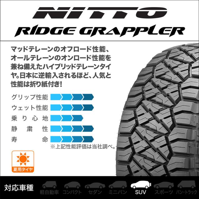 NITTO ニットータイヤ RIDGE GRAPPLER リッジ グラップラー 265/75R16 116T オフロードタイヤ単品(1本〜)_1