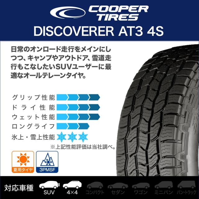 レイズ ボルクレーシング TE37 ウルトラ LARGE P.C.D 30TH STICKER Ver. 18インチ 8.5J Cooper クーパー DISCOVERER ディスカバラー AT3 4S 265/70R18 サマータイヤ ホイール4本セット_1