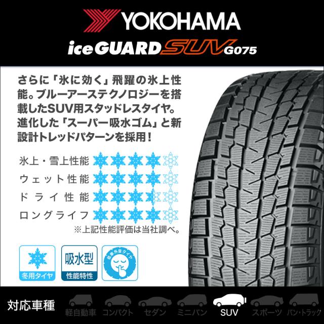 ヨコハマ ice GUARD アイスガード SUV G075 215/65R16 スタッドレス