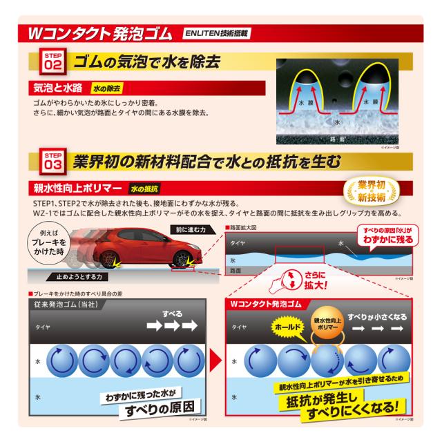 ホットスタッフ エクシーダー E05II ブラックVer. 16インチ 6.5J ブリヂストン BLIZZAK ブリザック WZ-1 195/65R16 スタッドレスタイヤ ホイール4本セット