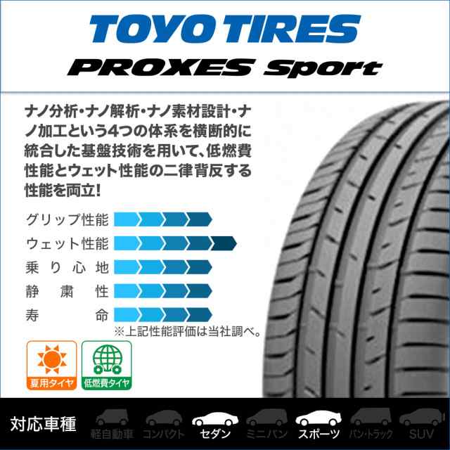 ホットスタッフ クロノス CH-113 17インチ 7.0J トーヨータイヤ プロクセス PROXES スポーツ 205/45R17 サマータイヤ  ホイール4本セットの通販はau PAY マーケット - カーポートマルゼン | au PAY マーケット－通販サイト