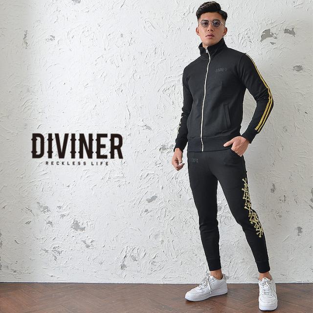 セットアップ メンズ 春 ジョガーパンツ ジョガー パンツ サイドライン スウェット スウェットパンツ ジョガー ブラック 黒 ゴールド 金 の通販はau Pay マーケット Joker