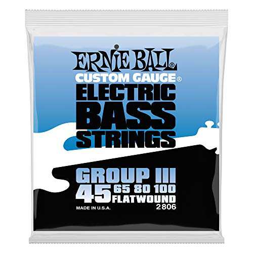 【正規品】 ERNIE BALL 2806 ベース弦 (45-100) FLATWOUND GROUP III BASS・・・