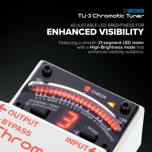 BOSS ボス CHROMATIC TUNER クロマチック・チューナー TU-3