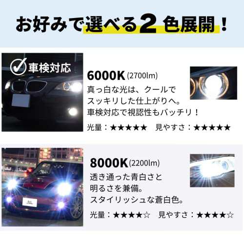 fcl.(エフシーエル) D3S HID バルブ ホワイト 白 6000K 車検対応 12V 車専用 純正交換 35W ・・・