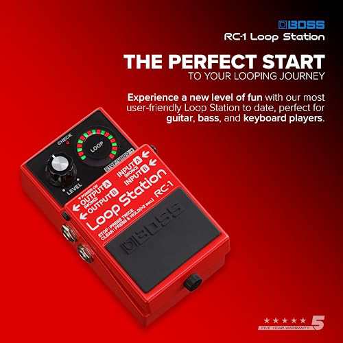 BOSS Loop Station ルーパー RC-1 上品 - その他ベース