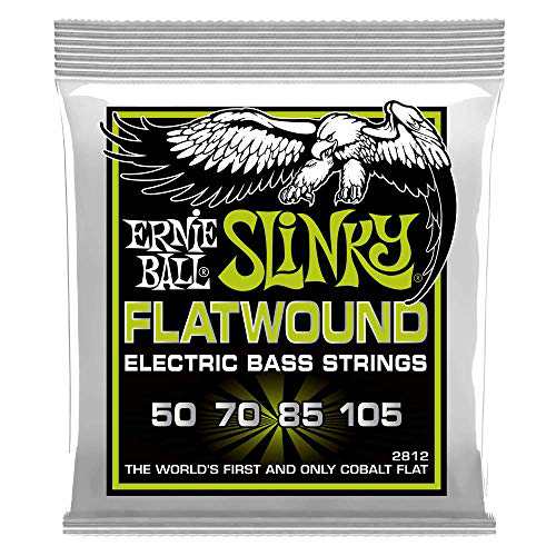 【正規品】 ERNIE BALL 2812 ベース弦 (50-105) FLATWOUND REGULAR SLINKY・・・