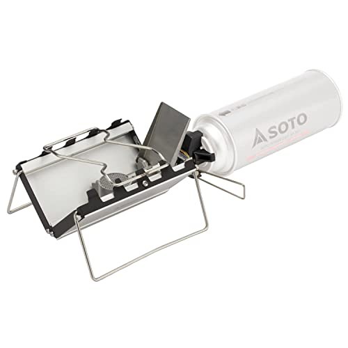 [ソト (SOTO)] 日本製 シングルバーナー 超薄型 (厚さ2.5cm) 収納ケース付 ソロ キャンプ ツーリング ・・・の通販は 7,751円