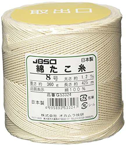 JBSO 綿たこ糸 360g 8号 425m G53324