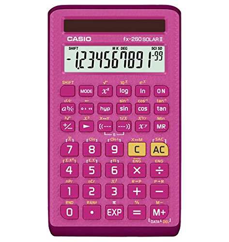 CASIO カシオ 関数電卓 fx-260 SOLAR II（ピンク） [並行輸入品]の通販はau PAY マーケット - みんなの商店 au PAY  マーケット店 | au PAY マーケット－通販サイト