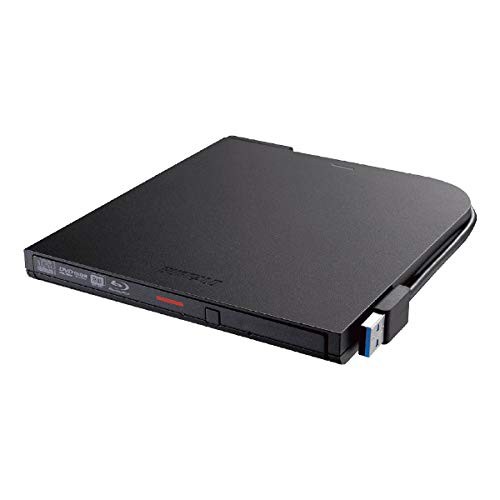 バッファロー BUFFALO USB3．2(Gen1)対応 ポータブルBD 書込みソフト添付 ブラック BRXL-PTV・・・