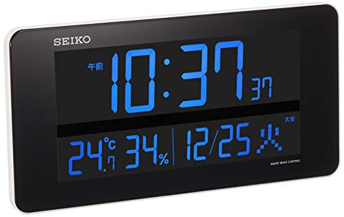 セイコークロック(Seiko Clock) セイコー クロック 掛け時計 置き時計 兼用 電波 デジタル 交流式 カラー・・・