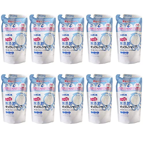 無添加せっけんシャンプー泡タイプつめかえ用 × 10個セット