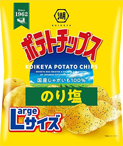 湖池屋 Largeサイズ ポテトチップス のり塩 126g12袋