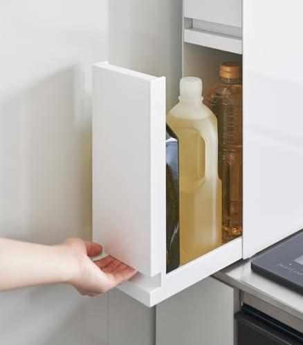 山崎実業(Yamazaki) 【 完成品 ストッパーのみ要取付 】 隠せる 調味料