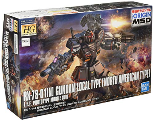 HG 機動戦士ガンダム THE ORIGIN MSD 局地型ガンダム(北米戦仕様) 1/144スケール 色分け済みプラモデルの通販は 6,075円