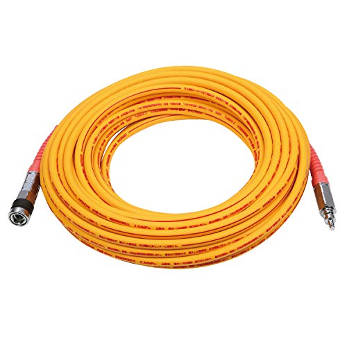 HiKOKI(ハイコーキ) 高圧エアホース(ロックキャップソケット) 20m 普及タイプ 内径6mm パージプラグ付 0088-7050 HiKOKI(ハイコーキ) 高圧エアホース(ロックキャップソケット) 20m 普及