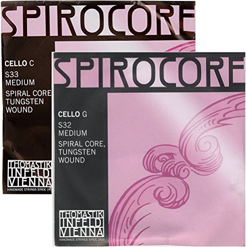 SPIROCORE スピロコア チェロ弦GC線タングステン セット