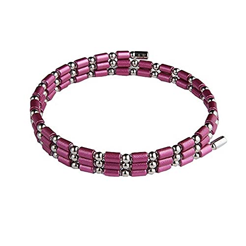 [COREFORCE] コアフォース 磁気ブレスレット コアフォースループ SUS (ピンク, 70cm)