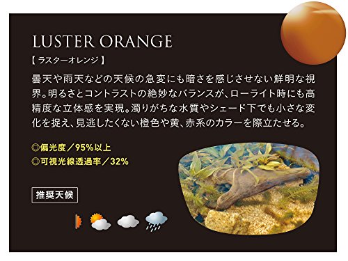 ゼクー デヴォン F-1981 ラスターオレンジ 美品 ゼクー デヴォン F-1981 ラスターオレンジ 美品 ジール 偏光