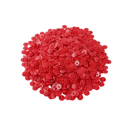 KIYOHARA サンコッコー ワンタッチ プラスナップ 業務用 大容量 パック 1000組入 直径13mm レッド 取・・・