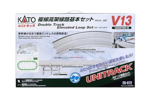 KATO Nゲージ V13 複線高架線路基本セット (R414/381) 20-872 KATO Nゲージ V13 複線高架線路基本セット (R414/381) 20-872