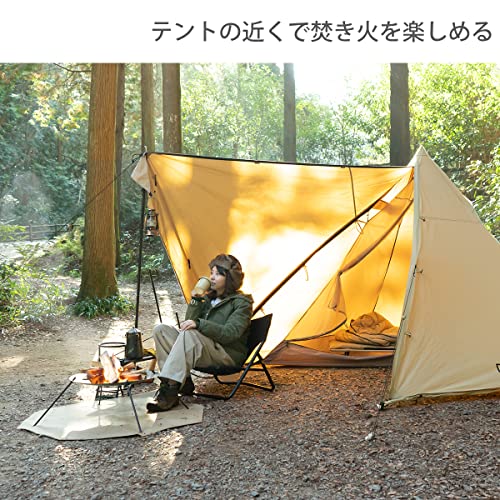 DOD(ディーオーディー) ムシャテント 1人用 火の粉に強い TC 素材の 