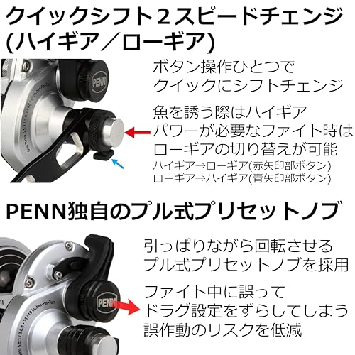 PENN (ペン) FATHOM II 2speed FTHII30LD2 ファゾム2 2スピード