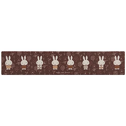センコー(Senko) ミッフィー ラインアート 拭ける PVC キッチンマット 約45×240cm ブラウン キャラ ・・・の通販は