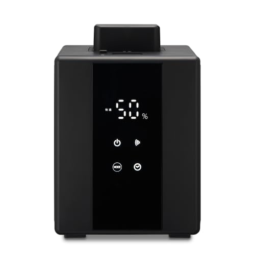 ドウシシャ 加湿器 スチーム式 湿度センサー付 お手入れカンタン 加湿量 500ml タンク容量 2.4L 4.8時間連・・・