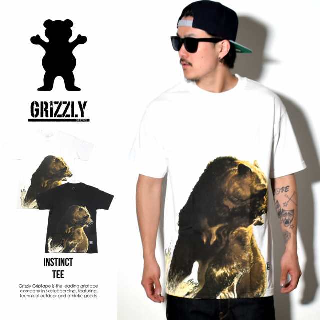 メール便送料無料 グリズリーグリップテープ Grizzly Griptape Tシャツ メンズ ストリート系 スケボー ファッション Instinct Teeの通販はau Pay マーケット Deep ストリート系 メンズカジュアルファッション通販