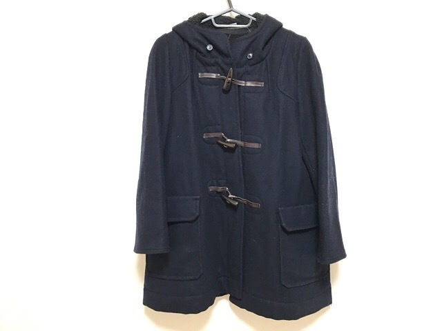 ジュヌヴィエーヴ Jenevieve ダッフルコート レディース ダークネイビー ショート丈 冬物 中古 の通販はau Pay マーケット ブランディア Au Pay マーケット店