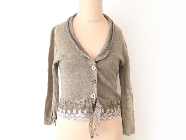 ユナイテッドアローズ United Arrows ジャケット レディース カーキ ベージュ 白 ニット 中古 の通販はau Pay マーケット ブランディア Au Pay マーケット店