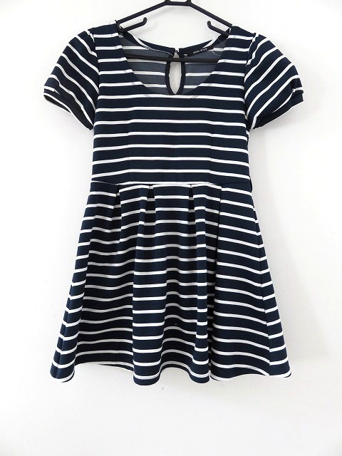 ワンウェイ One Way ワンピース サイズm レディース ダークブラウン 白 ボーダー 中古 の通販はau Pay マーケット ブランディア Au Pay マーケット店