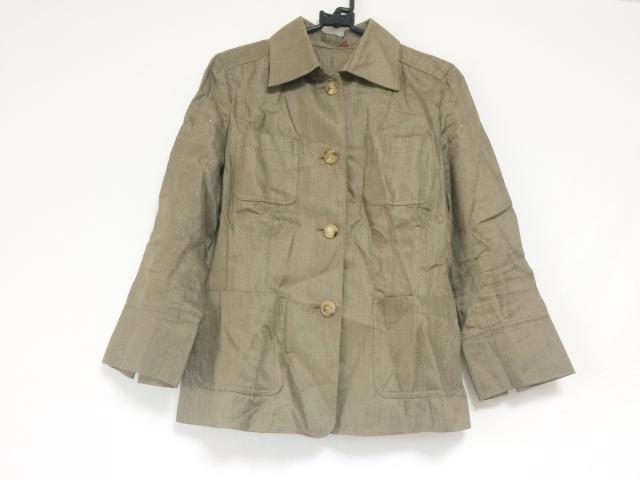 アマカ Amaca ジャケット サイズ40 M レディース カーキ シャツジャケット 七分袖 綿麻 中古 の通販はau Pay マーケット ブランディア Au Pay マーケット店