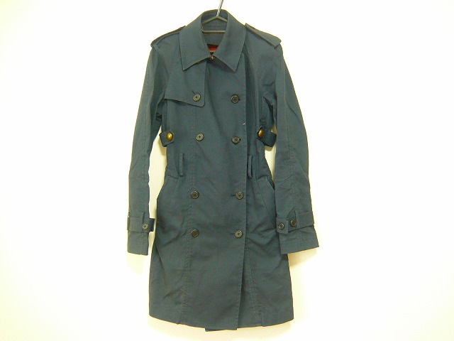 マウジー Moussy トレンチコート サイズ2 M レディース ネイビー 冬物 中古 の通販はau Pay マーケット ブランディア Au Pay マーケット店