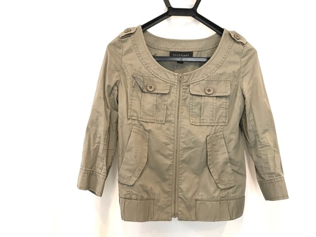 ジルスチュアート Jill Stuart ブルゾン サイズs レディース カーキ 春 秋物 ジップアップ 中古 の通販はau Pay マーケット ブランディア Au Pay マーケット店