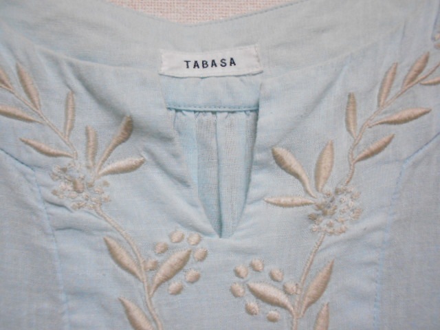 タバサ Tabasa ワンピース サイズ36 S レディース ライトブルー 刺繍 中古 の通販はau Pay マーケット ブランディア Au Pay マーケット店