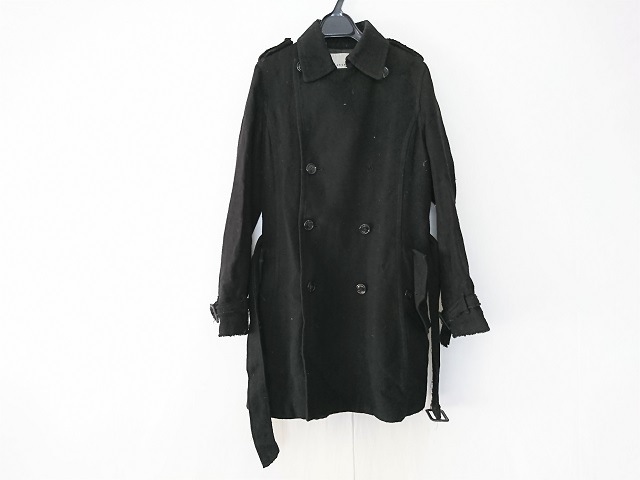 スナオクワハラ Sunao Kuwahara コート サイズm レディース 黒 冬物 切りっ放し 中古 の通販はau Pay マーケット ブランディア Au Pay マーケット店