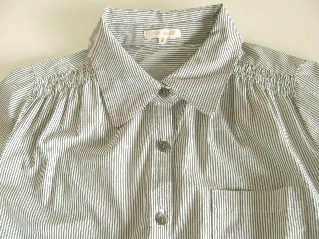 レストローズ L Est Rose ワンピース サイズ２ M レディース ダークグレー 白 黒 ストライプ 中古 の通販はau Pay マーケット ブランディア Au Pay マーケット店