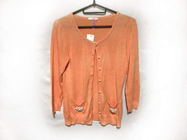 アベニールエトワール Aveniretoile カーディガン レディース オレンジ ビーズ 中古 の通販はau Pay マーケット ブランディア Au Pay マーケット店