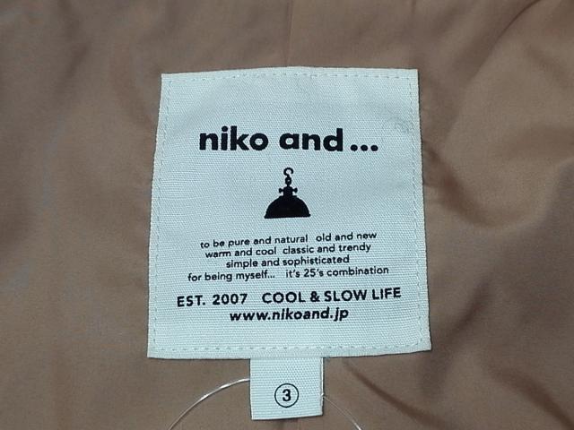 ニコアンド Niko And コート サイズ3 L レディース ライトブラウン 冬物 中古 の通販はau Pay マーケット ブランディア Au Pay マーケット店