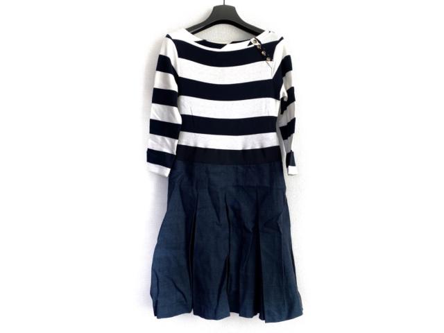 マックス コー Max Co ワンピース サイズ40 M レディース 白 ダークネイビー ボーダー デニム 中古 0312の通販はau Pay マーケット ブランディア Au Pay マーケット店