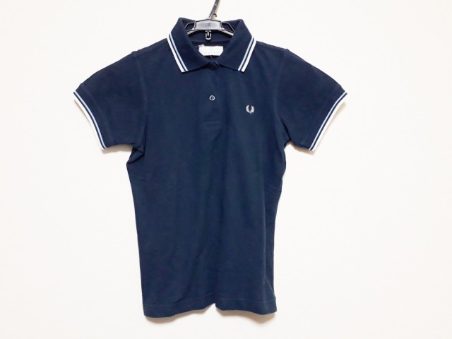 フレッドペリー Fred Perry 半袖ポロシャツ レディース ダークネイビー 中古 の通販はau Wowma ブランディア Au Wowma 店