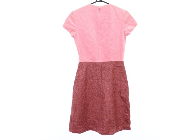 トッカ Tocca ワンピース サイズ4 S レディース ピンク ボルドー ベロア ツイード 中古 の通販はau Wowma ブランディア Au Wowma 店