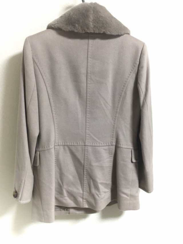 クーム Coomb コート サイズ42 L レディース ピンク ベージュ ファー 冬物 還元祭対象 中古 20190722の通販はau Pay マーケット ブランディア Au Pay マーケット店