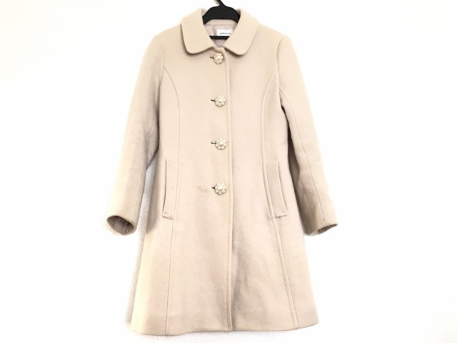 プライドグライド Prideglide コート サイズ38 M レディース ベージュ ニット/ラメ【中古】20190731|au PAY マーケット