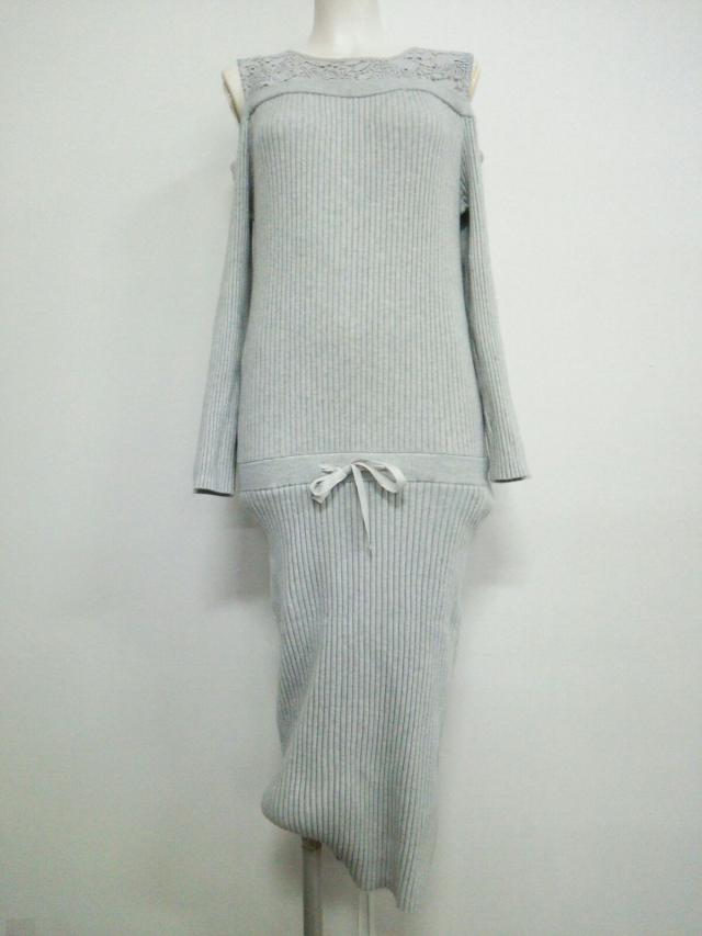 アプワイザーリッシェ Apuweiser Riche ワンピース サイズ2 M レディース ライトグレー ニット 中古 0711の通販はau Pay マーケット ブランディア Au Pay マーケット店